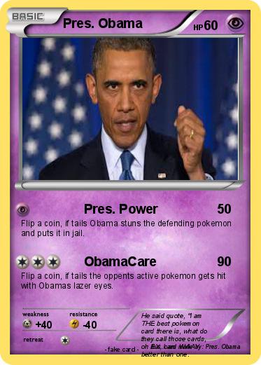 Pokemon Pres. Obama