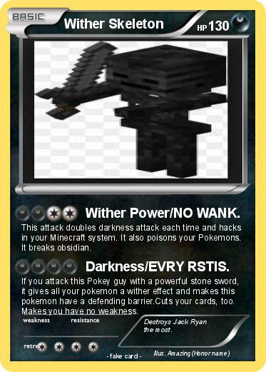Pokemon Wither Skeleton