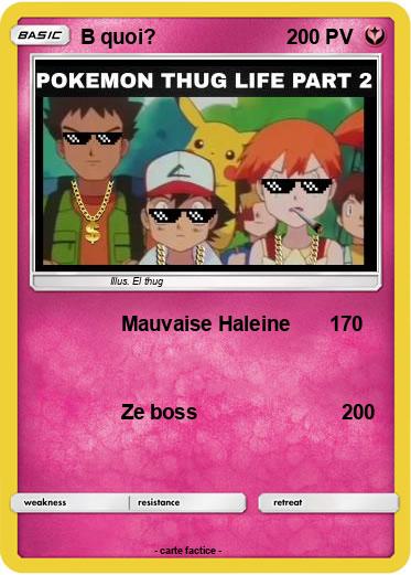 Pokemon B quoi?