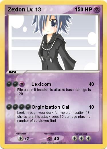 Pokemon Zexion Lv. 13