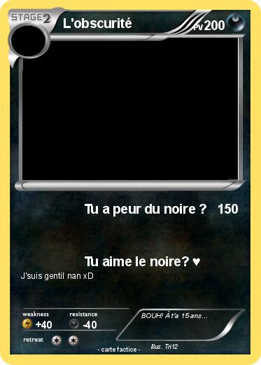 Pokemon L'obscurité