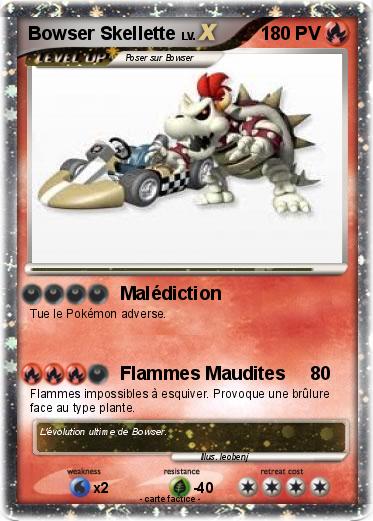 Pokemon Bowser Skellette