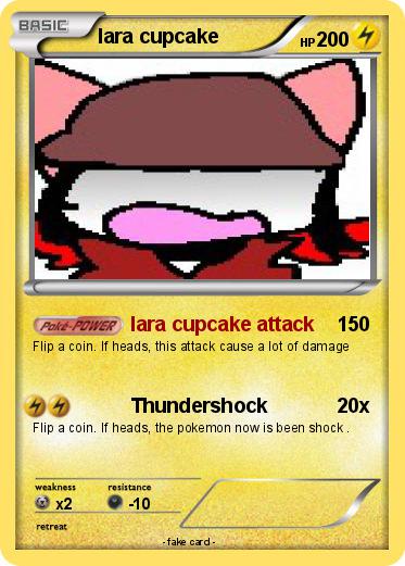 Pokemon lara cupcake