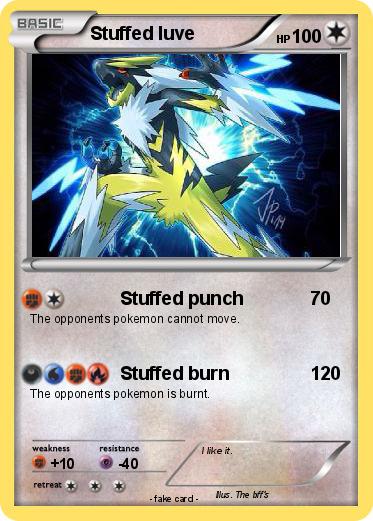 Pokemon Stuffed luve