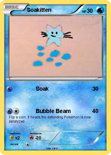 Pokemon Soakitten