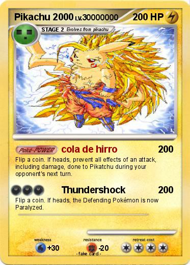 Pokemon Pikachu 2000