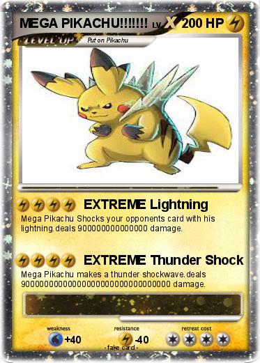 Pokemon MEGA PIKACHU!!!!!!!