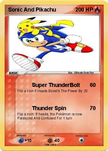 Pokemon Sonic And Pikachu
