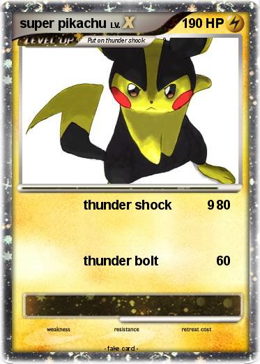 Pokemon super pikachu