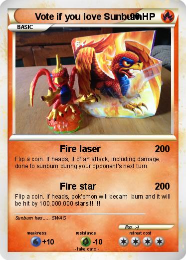 Pokemon Vote if you love Sunburn