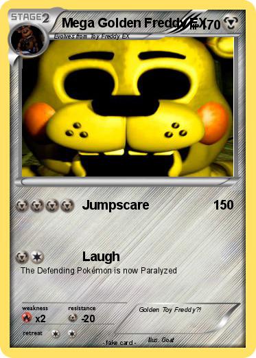 Pokemon Mega Golden Freddy EX