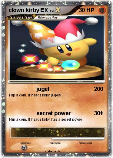 Pokemon clown kirby EX