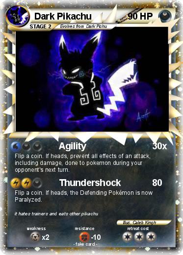 Pokemon Dark Pikachu