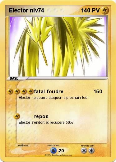 Pokemon Elector niv74