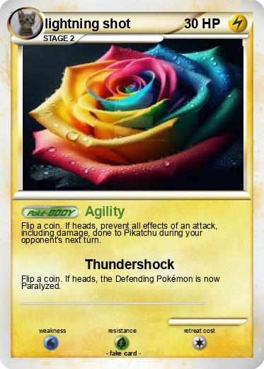 Pokemon lightning shot
