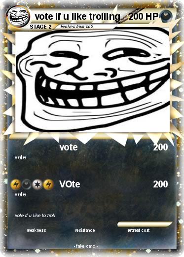 Pokemon vote if u like trolling