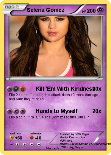 Pokemon Selena Gomez