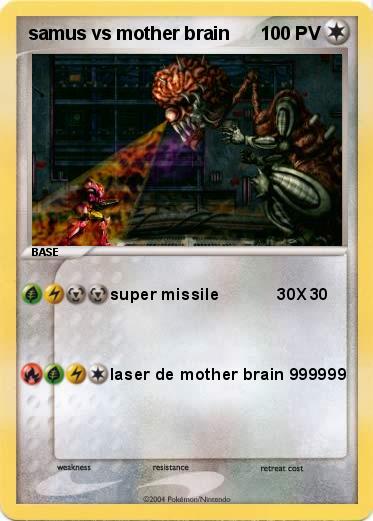 Pokemon samus vs mother brain