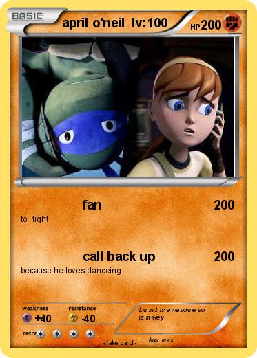 Pokemon april o'neil  lv:100