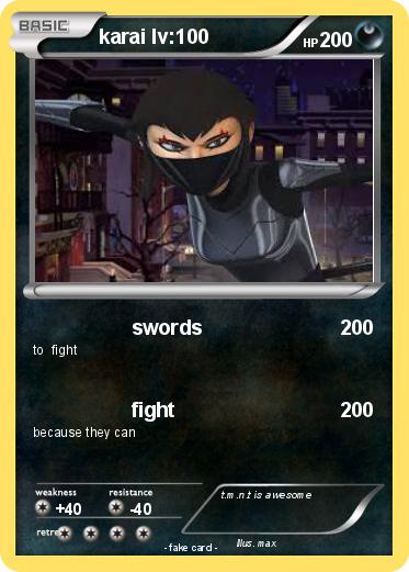 Pokemon karai lv:100