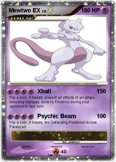Pokemon Mewtwo EX