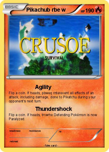 Pokemon Pikachub rbe w