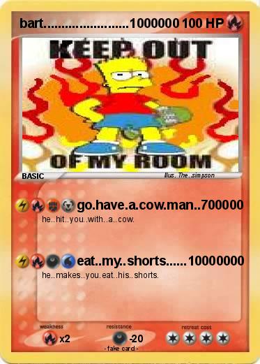 Pokemon bart........................1000000