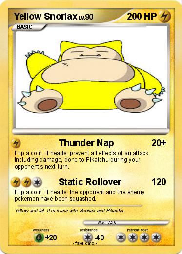 Pokemon Yellow Snorlax