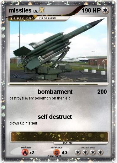 Pokemon missiles