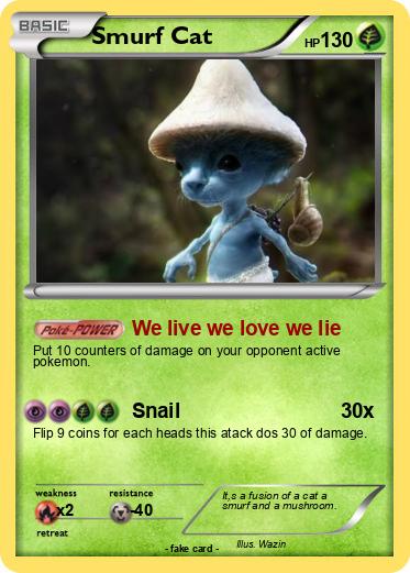 Pokemon Smurf Cat