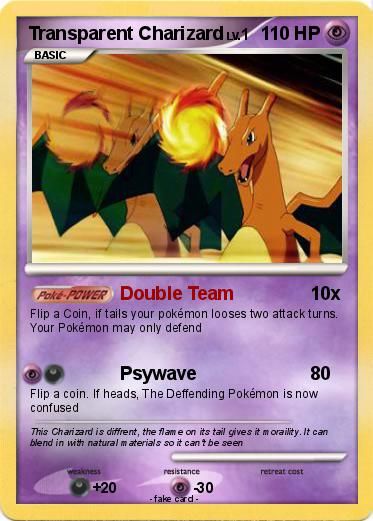 Pokemon Transparent Charizard