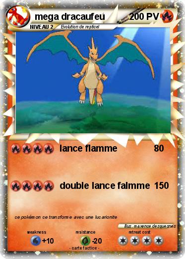 Pokemon mega dracaufeu
