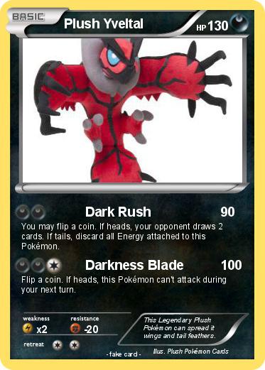 Pokemon Plush Yveltal