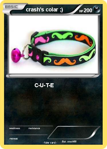 Pokemon crash's colar ;)