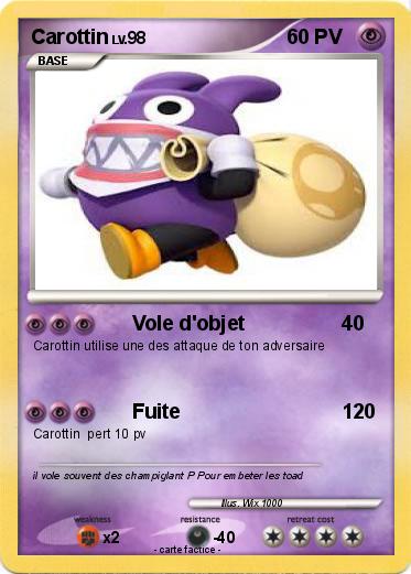 Pokemon Carottin