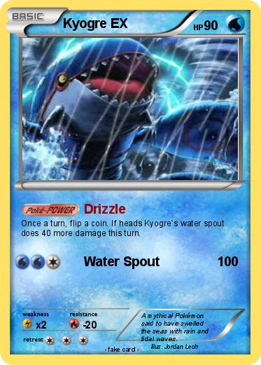 Pokemon Kyogre EX