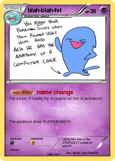 Pokemon blah-blah-fet