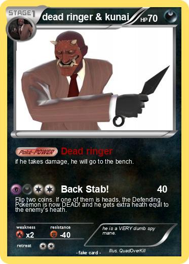 Pokemon dead ringer & kunai