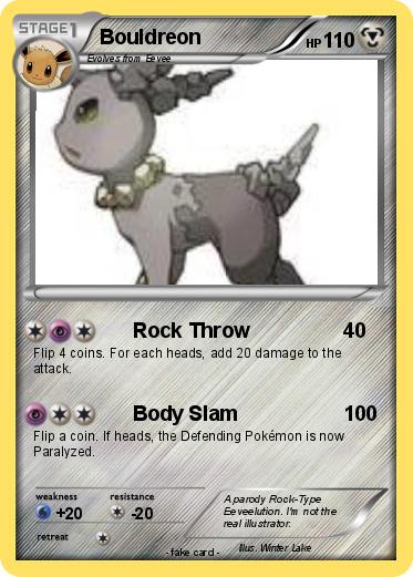 Pokemon Bouldreon