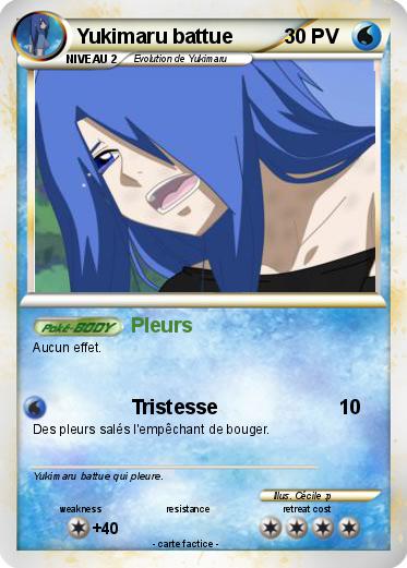 Pokemon Yukimaru battue