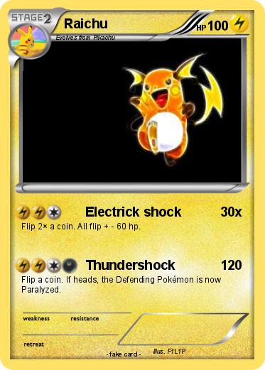 Pokemon Raichu