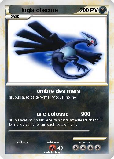 Pokemon lugia obscure