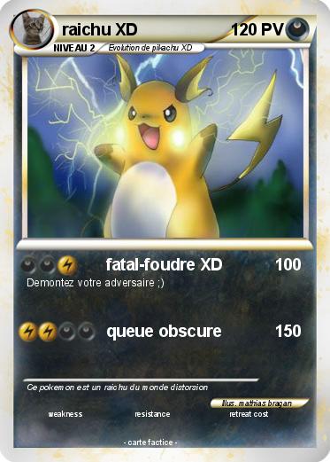 Pokemon raichu XD
