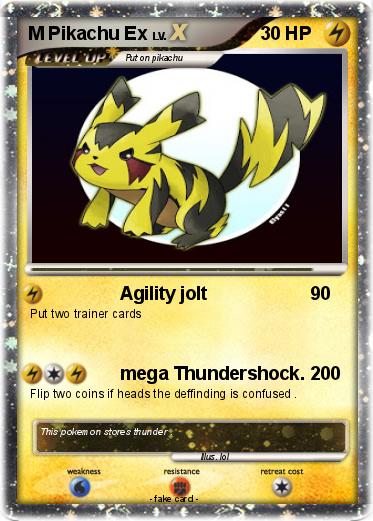 Pokemon M Pikachu Ex