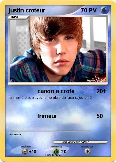 Pokemon justin croteur