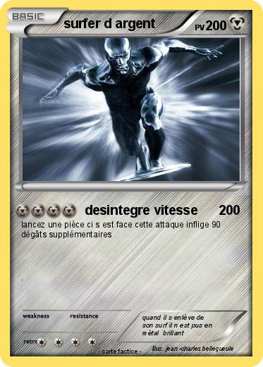 Pokemon surfer d argent