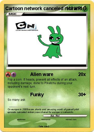 Pokemon Cartoon network canceled rebrand