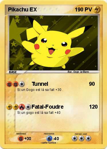 Pokemon Pikachu EX