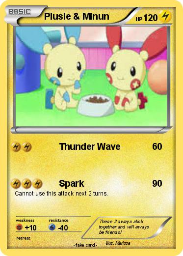 Pokemon Plusle & Minun