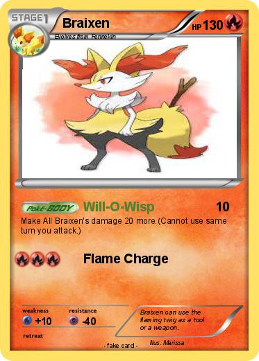 Pokemon Braixen